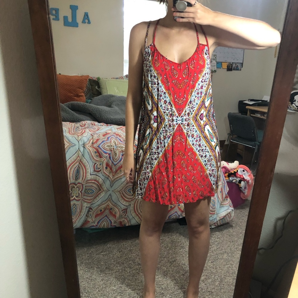 Flowy summer dress colorful Macy’s
